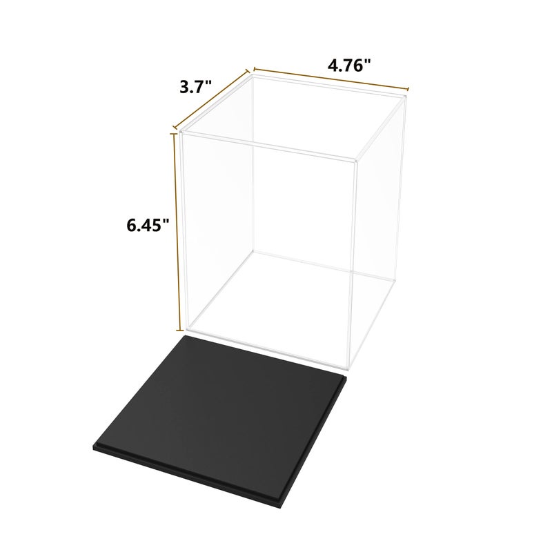 HEMYLU Clear Acrylic Pop Protector Compatible with Funko POP! 4 Inch Figurine, Dustproof Acrylic Display Case for Exclusive Collectible Vinyl Figures - Image 4
